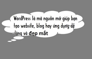 WordPress là mã nguồn mở giúp bạn tạo website, blog hay ứng dụng dễ dàng và đẹp mắt