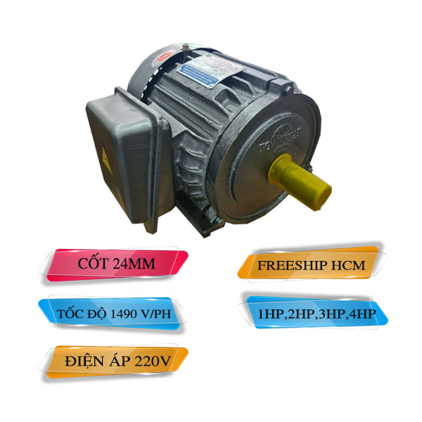 MOTOR TOÀN PHÁT 4.0HP VỎ GANG